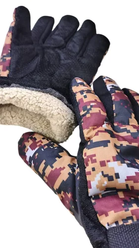 Guante Moto Camuflaje